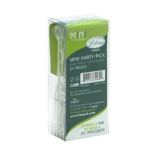 Mini Party Pick - 24 Count - Clear (Case Qty: 576)