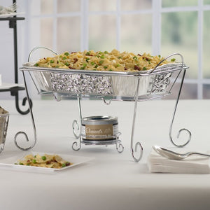 Decorative Chafing Stand - 1/2 Size (Case Qty: 12)