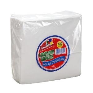 White Luncheon Napkin - 120 Count (Case Qty: 144)