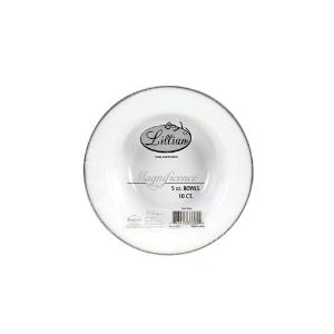 Magnificence - 5 oz. Pearl Bowl - Silver Edge - 10 Count (Case Qty: 120)
