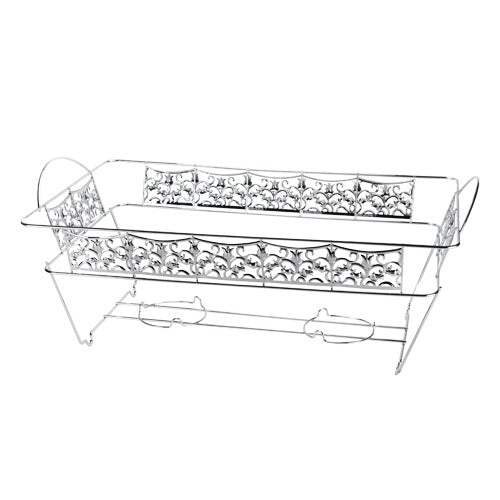 Decorative Chafing Rack - Polished Silver (Case Qty: 12)