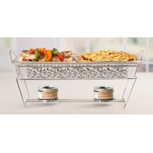 Decorative Chafing Rack - Polished Silver (Case Qty: 12)