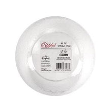 Pebbled - 60 oz. Plastic Bowl - Clear (Case Qty: 24)