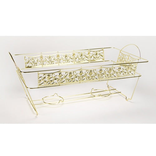 Decorative Chafing Rack - Full Size - Gold (Case Qty: 12)