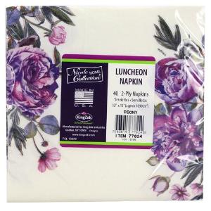 Peony - Luncheon Napkins - 40 Count (Case Qty: 1440)