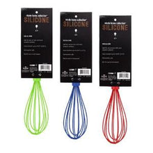 Silicone - 12" Whisk - 3 Assorted Colors (Case Qty: 24)