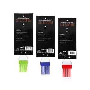 Silicone - Basting Brush - 3 Assorted Colors (Case Qty: 24)