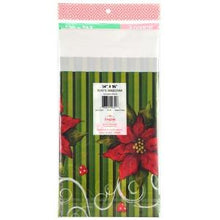 Poinsettia Wreath - 54" x 96" Tablecover (Case Qty: 72)