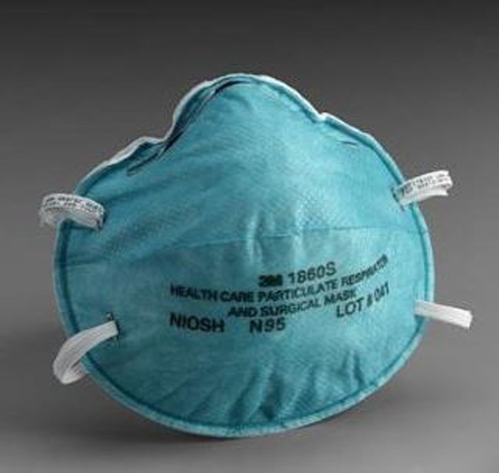 3M 1860S Particulate Respirator and Surgical Mask, Small (Pack of 20)