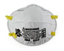 3M 8210 N95 Particulate Respirator Face Mask Box of 20