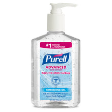 Purell Hand Sanitizer, with Moisturizers, 8 oz, 12/cs  Purell Model: 9652-12