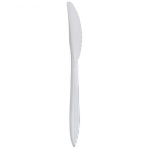 White Medium Weight Knife 50 Count (Case Qty: 2400)