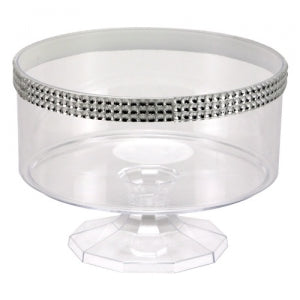 Trifle - 40 oz. Small Bowl - Clear - Jewel Accent (Case Qty: 36)