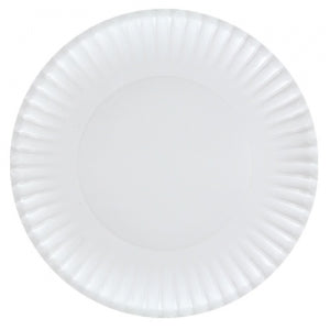 Heavy Duty White 9" Paper Plates - 80 Count (Case Qty: 960)