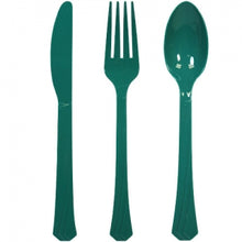 Hunter Green Heavyweight Cutlery Combo 24 Count (Case Qty: 576)