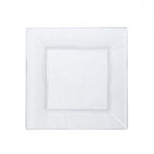 Squares - Clear 6.5" Square Plastic Dinner Plates (Case Qty: 120)