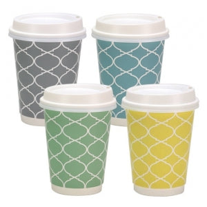 Lattice - 12 oz. Hot Cup with Lid (Case Qty: 336)