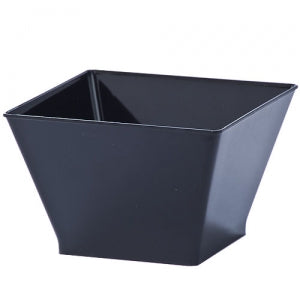 Black 8oz Plastic Condiment Bowl (Case Qty: 240)