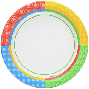 Dazzling Dots 10" Paper Plate 24 Count (Case Qty: 288)