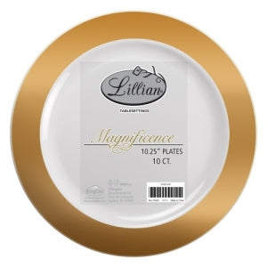 Magnificence - Solid Gold - 10.25" Plate (Case Qty: 120)