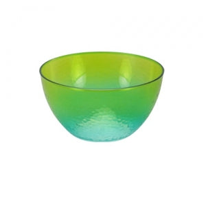 Neon - Pebbled - 30 oz. Plastic Bowl - Blue/Green (Case Qty: 36)