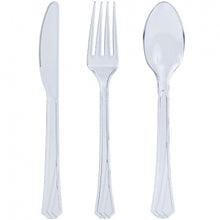 Clear Heavyweight Cutlery Combo 24 Count (Case Qty: 576)