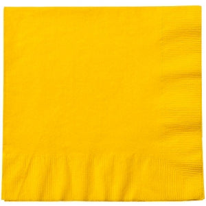 Sunshine Yellow Lunch Napkins 20 Count (Case Qty: 720)