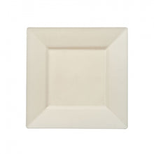 Squares - Cream 6.5" Square Plastic Dinner Plates (Case Qty: 120)