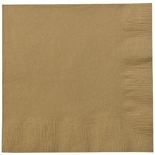 Luncheon Napkin, Gold, 20 Count (Case Qty: 720)