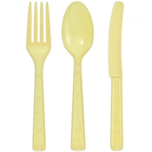 Yellow Combo Cutlery 48 Count (Case Qty: 2304)
