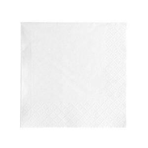 White Luncheon Napkin - 120 Count (Case Qty: 144)