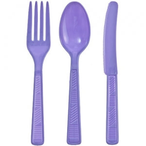 Hydrangea Plastic Combo Cutlery 48 Count (Case Qty: 2304)