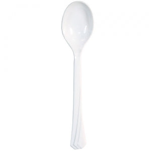 Pearl Heavyweight Plastic Soupspoon 51 Count (Case Qty: 1224)