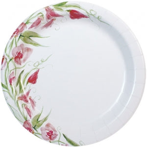 Pink Everyday Floral 10.25" Paper Plate (Case Qty: 288)