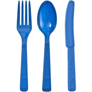 Blue Combo Cutlery 48 Count (Case Qty: 2304)
