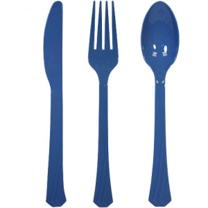 Blue Heavyweight Cutlery Combo 24 Count (Case Qty: 576)