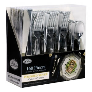 Cutlery - Polished Silver - Combo Cutlery - Acetate Box (Case Qty: 960)