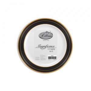 Magnificence - Black - 7.5" Plate (Case Qty: 120)