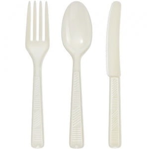 Ivory Combo Cutlery 48 Count (Case Qty: 2304)