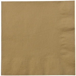 Gold Dinner Napkins 24 Count (Case Qty: 1152)