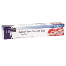 Gallon - Zip Seal Storage Bags - 12 Count (Case Qty: 576)