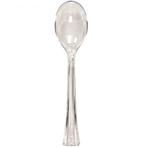 Clear Premium Plastic Soup Spoons (Case Qty: 1152)