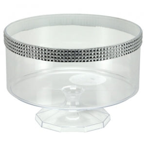 Trifle - 80 oz. Large Bowl - Clear - Jewel Accent (Case Qty: 24)