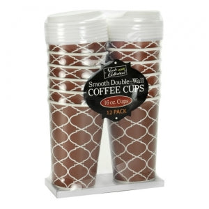 Lattice - 16 oz. Hot Cup w/Lid (Case Qty: 288)