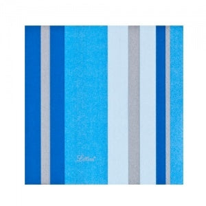 Blue Stripe Beverage Paper Napkin 40 Ct. (Qty: 960)