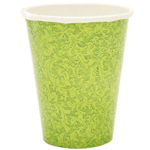 Green Texture 9oz Hot/Cold Paper Cup 24 Ct. (Case Qty: 576)
