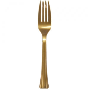 Gold Premium Plastic Forks (Case Qty: 1152)