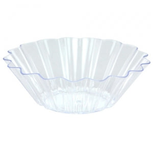Mini Fanflair Dish - 12 Count - Clear (Case Qty: 288)