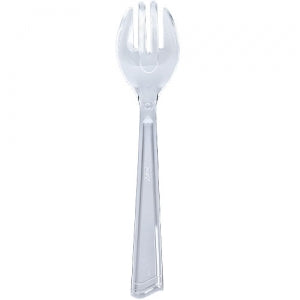 Clear Plastic Serving Fork 144 Count (Case Qty: 144)