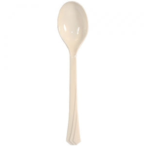 Ivory Heavyweight Plastic Soupspoon 51 Count (Case Qty: 1224)